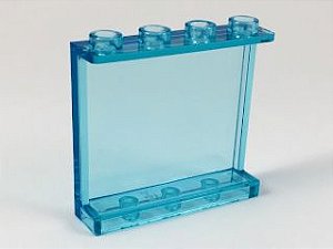 Painel 1x4x3  Translúcido Azul Claro