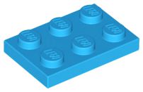 Placa 2x3 Azul - Dark Azure