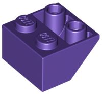 Inclinação Invertida 45 2x2 Roxa - Dark Purple