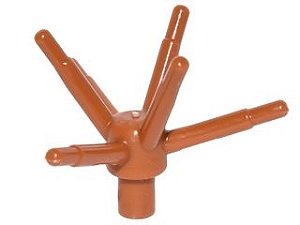 Haste de flor com 6 hastes Laranja Escura