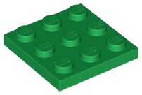 Placa 3x3 Verde