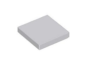 Placa Lisa 2x2 Cinza Claro