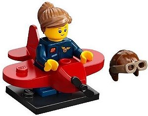 Minifigura Lego Série 21 - Airplane Girl