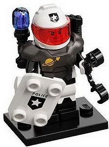 Minifigura Lego Série 21 -  Policial Espacial