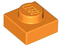 Placa 1x1 Laranja
