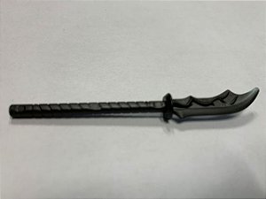 Arma Ninjago Naginata Cinza Escura Perolada
