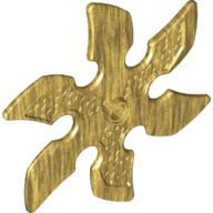 Lâmina de Serra com 6 dentes dourada perolada