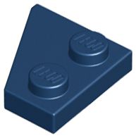 Placa 2x2 Direita Azul Escura