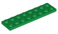 Placa 2x8 Verde