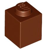 Tijolo 1x1 Marrom