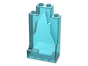 Painel Rocha Translúcido azul claro