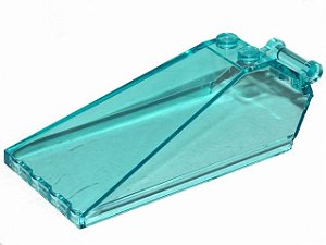 Para-brisa 8x4x2 Translúcido Azul Claro