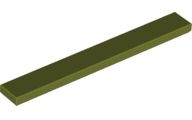 Placa Lisa 1x8 Olive Green