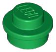 Placa Redonda 1x1 Verde