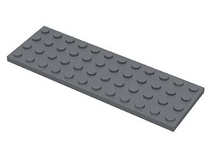 Placa 4x12 Cinza Escura