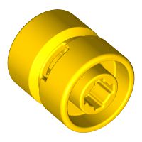Roda 11mm x 12 mm Amarela
