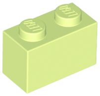 Tijolo 1x2 Yellowish Green