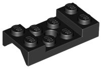 Para-lamas 2x4 Preto