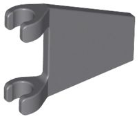 Bandeira Trapezoidal 2x2 Cinza Escura