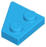 Placa 2x2 Direita Dark Azure