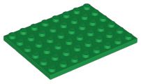 Placa 6x8 Verde