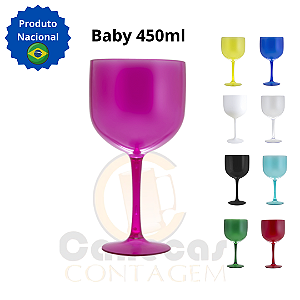 100 Taças de Gin 580ml Acrílica – SEM PERSONALIZAÇÃO