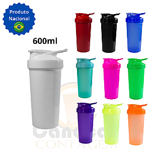 1 Coqueteleira 600ml Eco – SEM PERSONALIZAÇÃO (Brinde Peneira e Misturador)