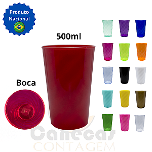 Copo Twister Acrílico 500ml – SEM PERSONALIZAÇÃO