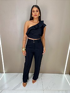 Calca Linho Preto - open