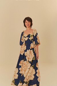 Vestido Longo Chita - farm