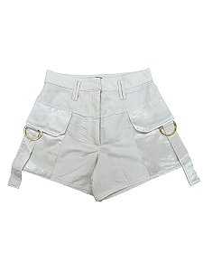 Short Linho Bege Gale - open