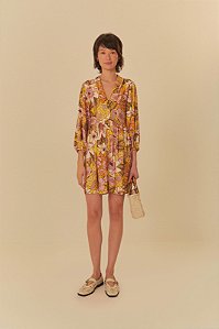 Vestido Curto Floral - Farm