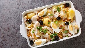 Porção de Bacalhau à Portuguesa