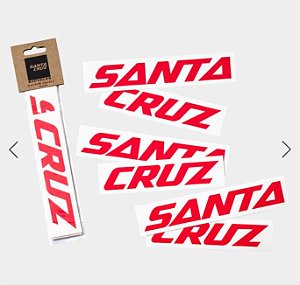Adesivos para Customização do Quadro Santa Cruz