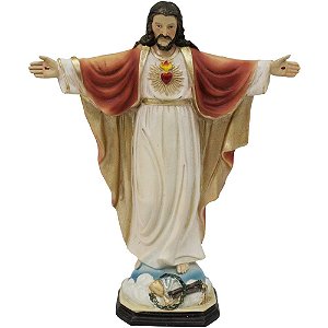 Sagrado Coração De Jesus Braços Abertos 20 CM