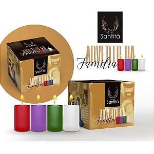 Box Advento em Família Santitá com 04 Velas