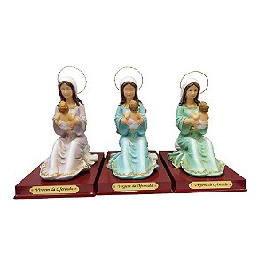 Nossa Senhora da Oferta 12 CM com 3 Imagens