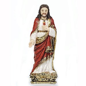 Sagrado Coração de Jesus 30 CM - Estilo Barroco