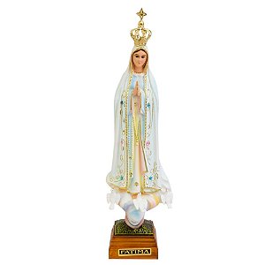 Nossa Senhora de Fátima Pintada 45 CM - Portugal