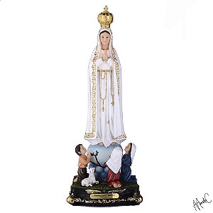 Nossa Senhora de Fátima com Pastores 45 CM