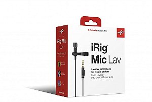 MICROFONE LAPELA IK IRIG MIC LAV - OUTLET