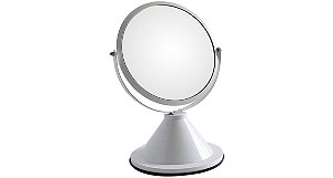 Espelho de Aumento 5X Dupla Face 0006 Branco