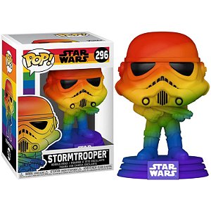 Stormtrooper Pride Arco-Íris Colorido (296) Edição Especial - Star Wars - Funko Pop