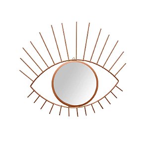 Espelho Olho Moldura Rose Gold