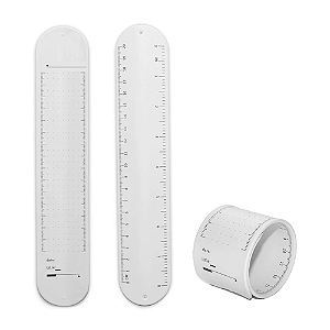 Pulseira Silicone de Anotações / Memória - Branca