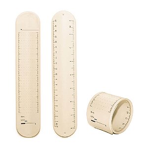 Pulseira Silicone de Anotações / Memória - Bege