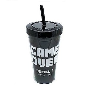 Copo com Canudo - Game Over