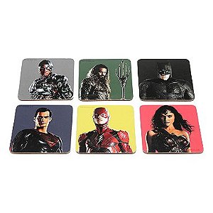 Porta Copos Liga da Justiça - 6 unidades