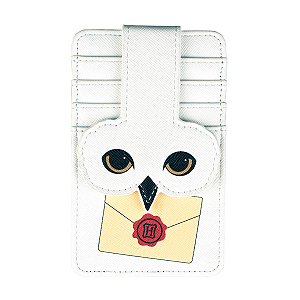 Carteira Slim Porta Carões - Coruja Edwiges - Harry Potter