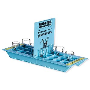Jogo Batalha Naval c/ 8 Shot 50ml